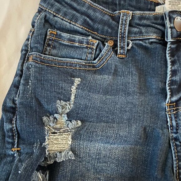 Ripped Jean Shorts - Picture 2 of 9